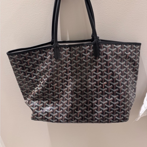 Goyard Handbags - Goyard Black and Brown Patterned Tote